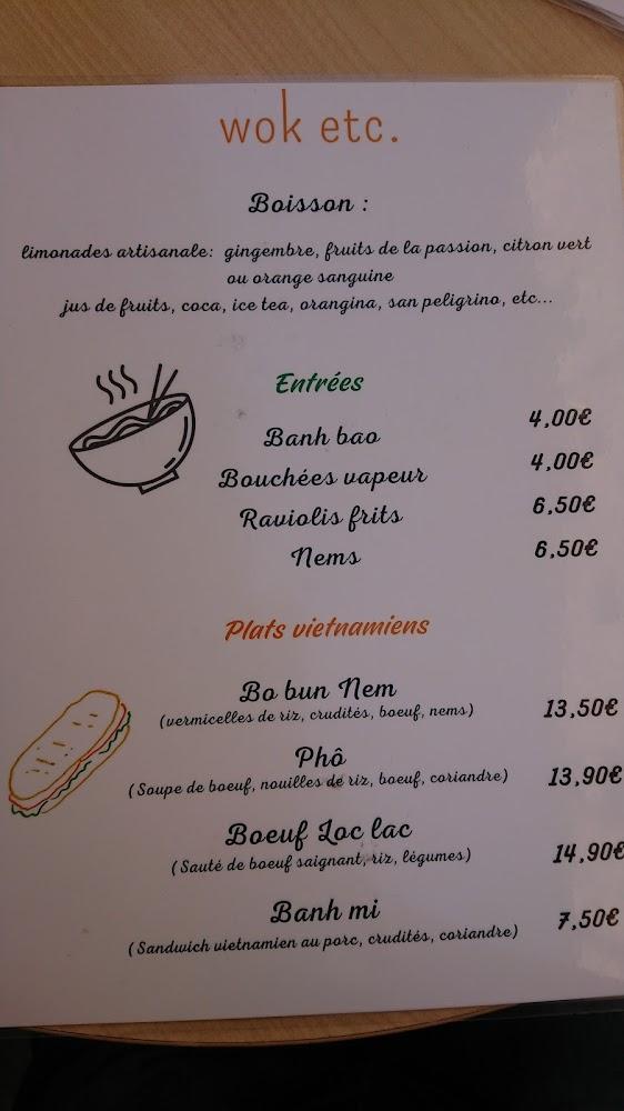 Wok etc. - Menu Image 2